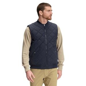 The North Face Men's Cuchillo Insulated Vest‎ Small Aviator Navy / Bleached Sand